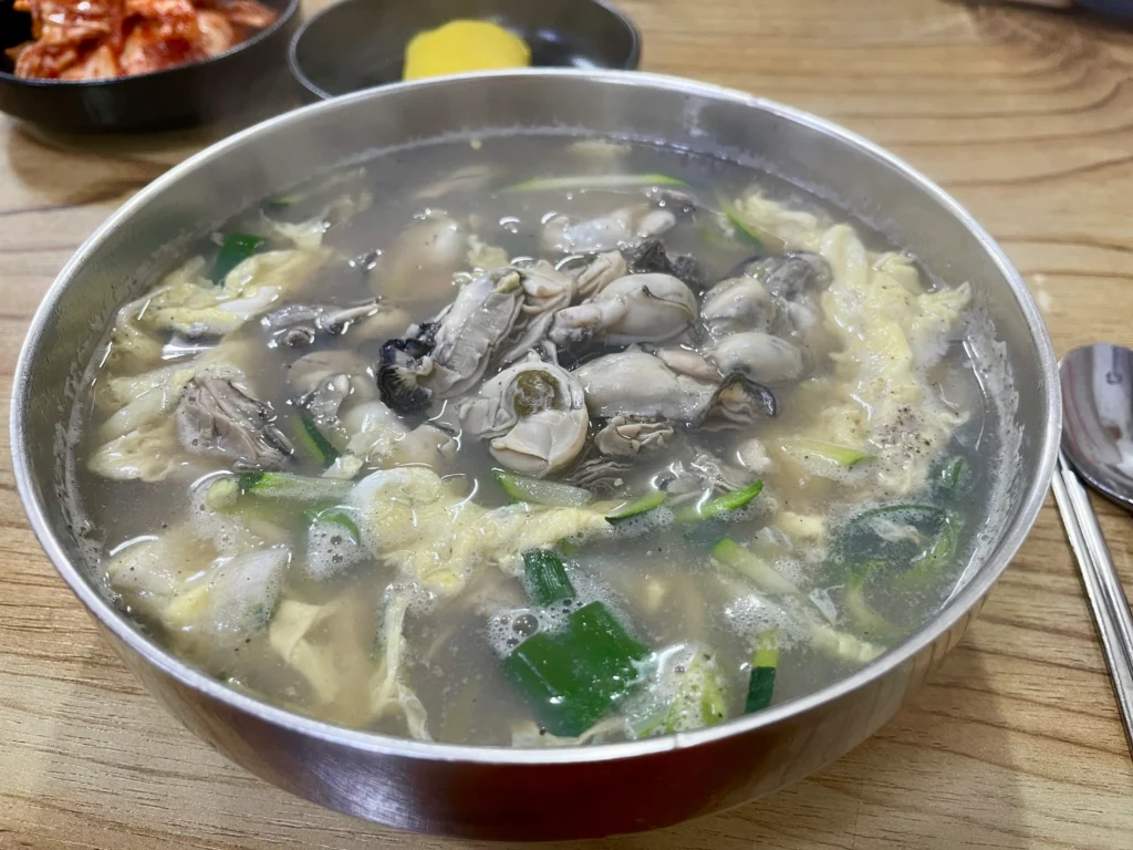 서천 굴칼국수